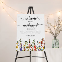 Elegant Wildflower 2 unplugged wedding ceremony