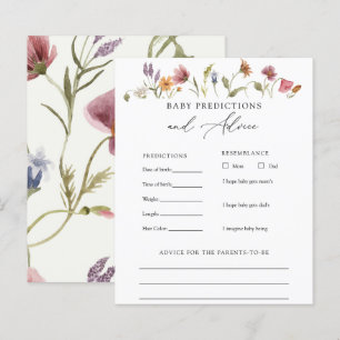 Elegant Wildflower Baby Advice and Predictions