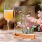 Elegant Wildflower Baby Shower Momosa Bar