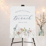 Elegant Wildflower Bridal Shower Welcome Foam Board<br><div class="desc">Elegant Wildflower Bridal Shower Welcome Foam Board</div>