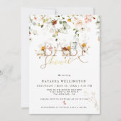 Elegant Wildflower Garden Baby Shower Invitation (Front)