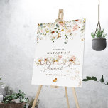 Elegant Wildflower Garden Bridal Shower Welcome Foam Board<br><div class="desc">Throw all caution to the wind with this elegant watercolor wildflower garden theme,  and its whimsical calligraphy heart script.  Easily customize your personal information of choice to make it your own.</div>