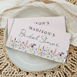 Elegant Wildflower Meadow Blush Pink Bridal Shower Hershey Bar Favors<br><div class="desc">Elegant floral bridal shower Hershey bar favors featuring a bottom border of watercolor wildflowers and foliage in shades of pink, yellow, purple, blue, and green on a blush pink background. Personalize the wildflower bridal shower favors with the bride-to-be's name and an optional thank you message on the back. The personalized...</div>
