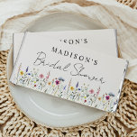 Elegant Wildflower Meadow Cream Bridal Shower Hershey Bar Favors<br><div class="desc">Elegant floral bridal shower Hershey bar favors featuring a bottom border of watercolor wildflowers and foliage in shades of pink, yellow, purple, blue, and green on a cream background. Personalize the wildflower bridal shower favors with the bride-to-be's name and an optional thank you message on the back. The personalized wildflower...</div>