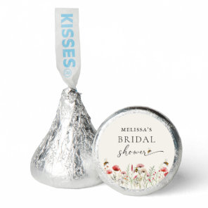 Elegant Wildflower Meant To Bee Bridal Shower Hershey®'s Kisses®