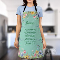 Elegant Wildflower Scripture Personalized