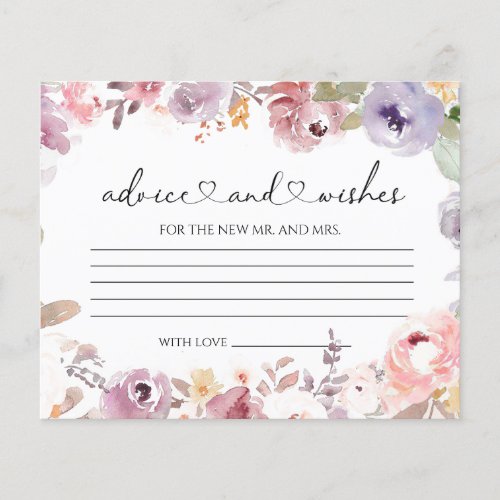 Elegant Wildflowers advice and wishes bridal show