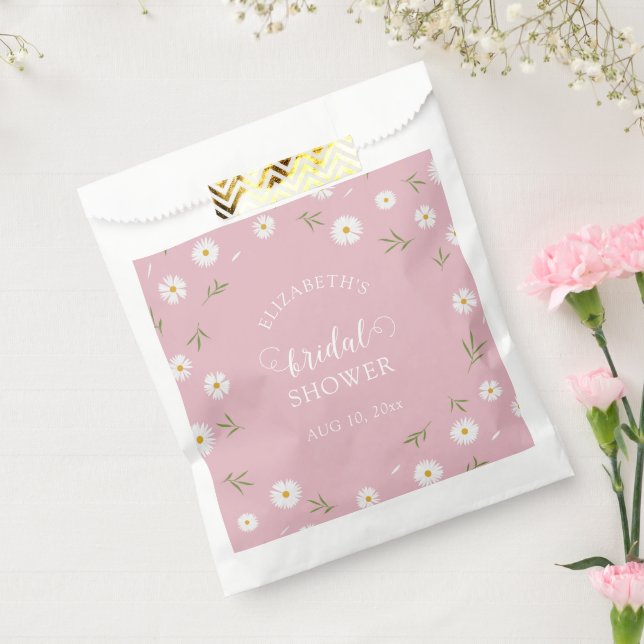 Elegant Wildflowers Floral Garden Bridal Shower Favor Bag (Sealed)