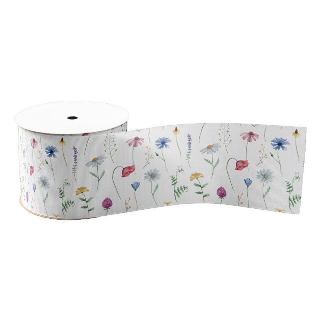 Elegant Wildflowers Grosgrain Ribbon (Spool)