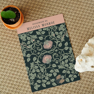 Elegant Wildflowers Necklace Earring Display Card