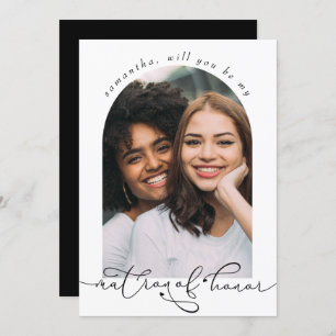 Elegant Will You Be My Matron of Honor Photo