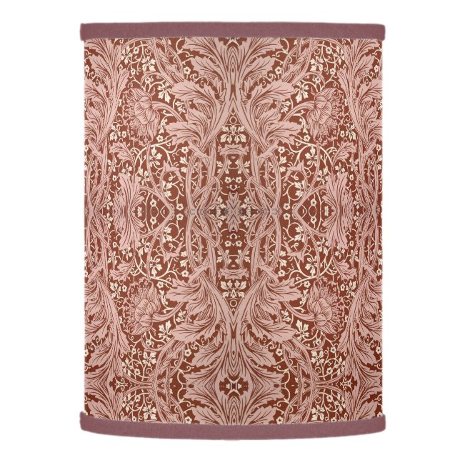 Elegant William Morris Floral Blue White Pattern   Lamp Shade (Left)