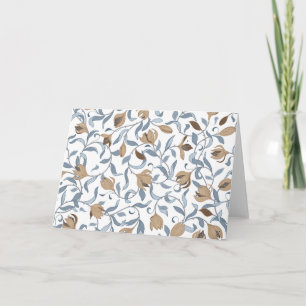 Elegant William Morris Inspired Greeting Card