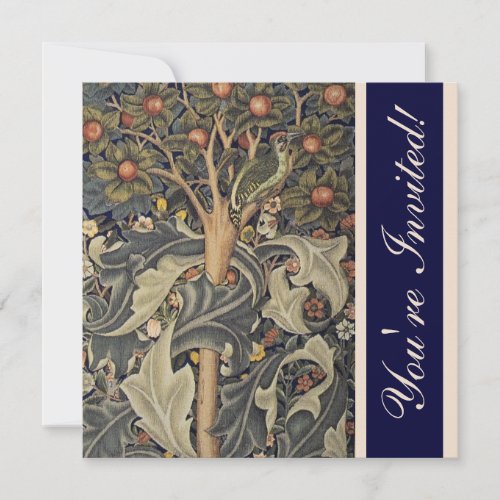 Elegant William Morris Invitations 5.25" Square Invitation Card