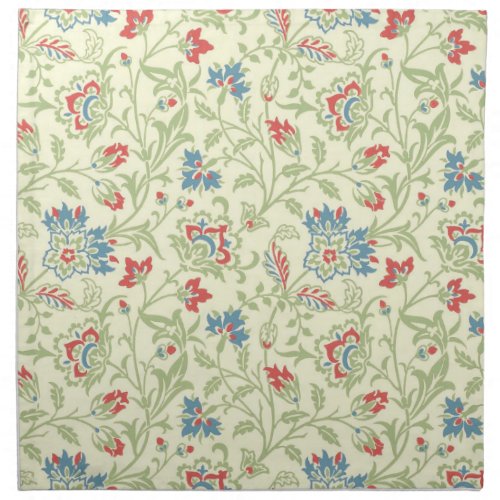 Elegant William Morris Renaissance Floral Cloth Napkin