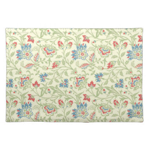 Elegant William Morris Renaissance Floral Cloth Placemat
