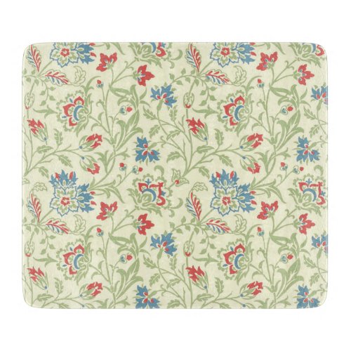 Elegant William Morris Renaissance Floral Cutting Board