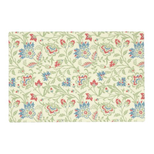 Elegant William Morris Renaissance Floral Placemat