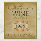 Elegant Wine Bottle Label Personalized