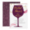 elegant Wine Bridal Shower Invitation