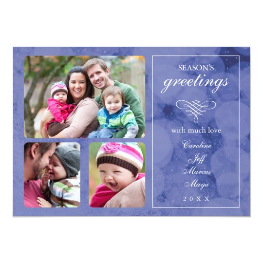 Elegant Winter Photo Holiday Card