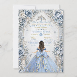 Elegant Winter Sweet 15 Quinceanera Invitation