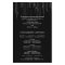 elegant winter Wedding Program Flyer 5.5" x 8.5"