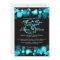 Elegant Winter Wedding Turquoise Lights