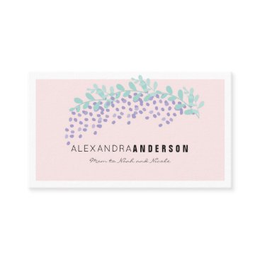 Elegant Wisteria Blush Pink Mommy Business Card Elegant Wisteria Blush Pink Mommy Business Card