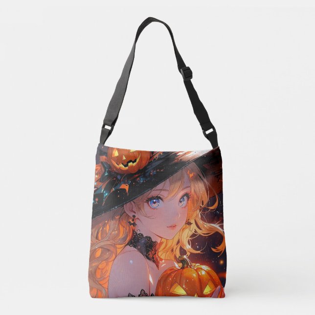 Elegant Witch & Lace Tote (Back)