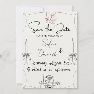 Elegant with Candles, Impress Everyone wedding Invitation