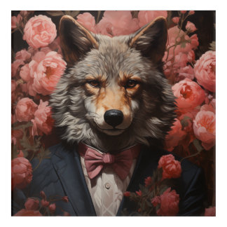 Elegant Wolf Acrylic Print