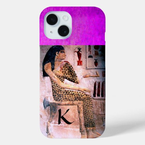ELEGANT WOMAN FASHION AND BEAUTY OF ANTIQUE EGYPT iPhone 15 CASE