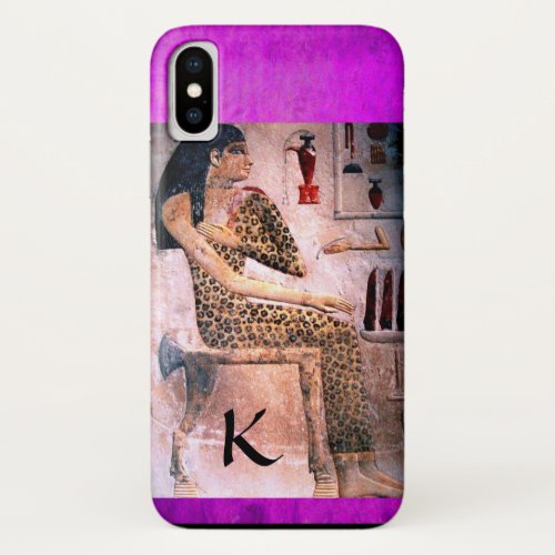 ELEGANT WOMAN FASHION AND BEAUTY OF ANTIQUE EGYPT iPhone X CASE