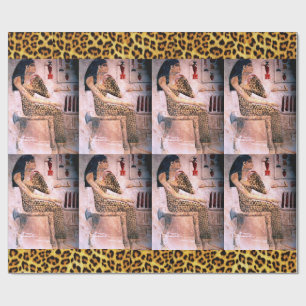 ELEGANT WOMAN /FASHION & BEAUTY OF ANTIQUE EGYPT WRAPPING PAPER