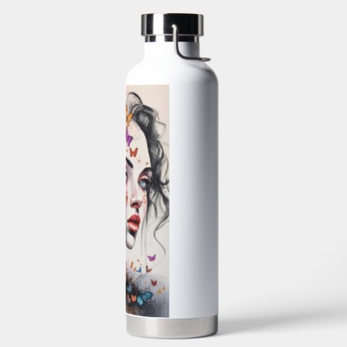 Elegant Woman Water Bottle
