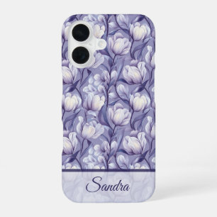 Elegant Women Gift Tulip Custom iPhone 16 Case
