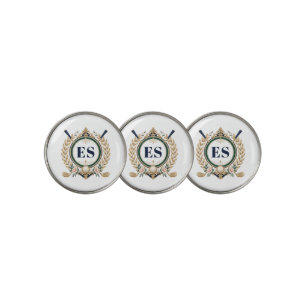 Elegant Women’s Golf Monogram Ball Marker