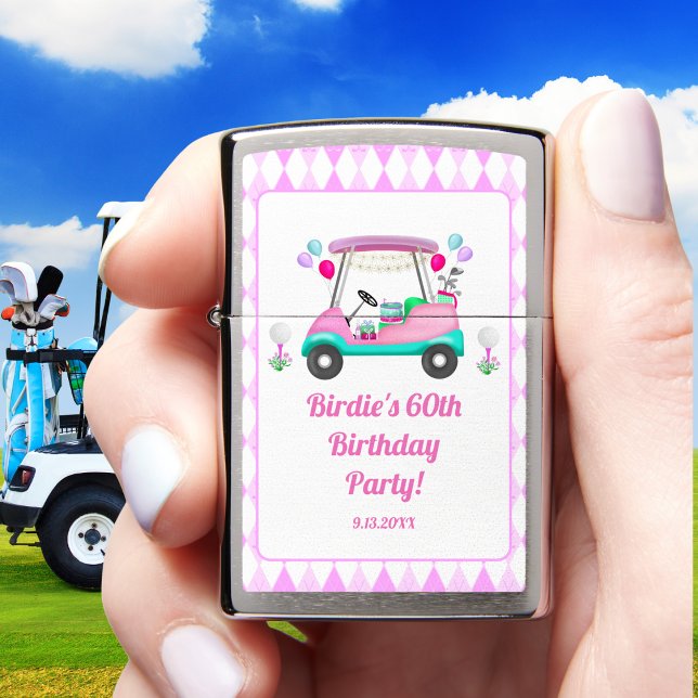 Elegant Women's Golf Party Playing Cards Zippo Lighter (Creator Uploaded)