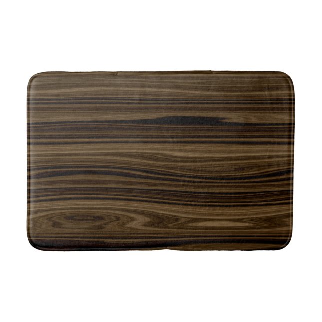 Elegant Wood 2 Bath Mat (Front)