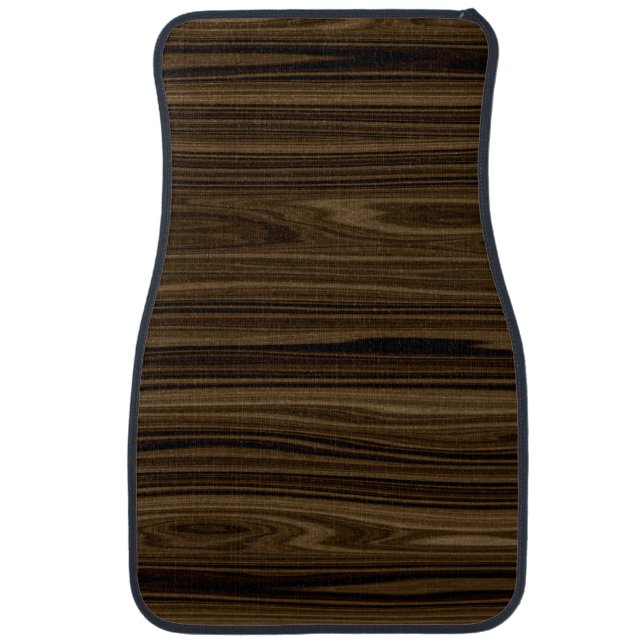 Elegant Wood 2 Car Floor Mat (Front)