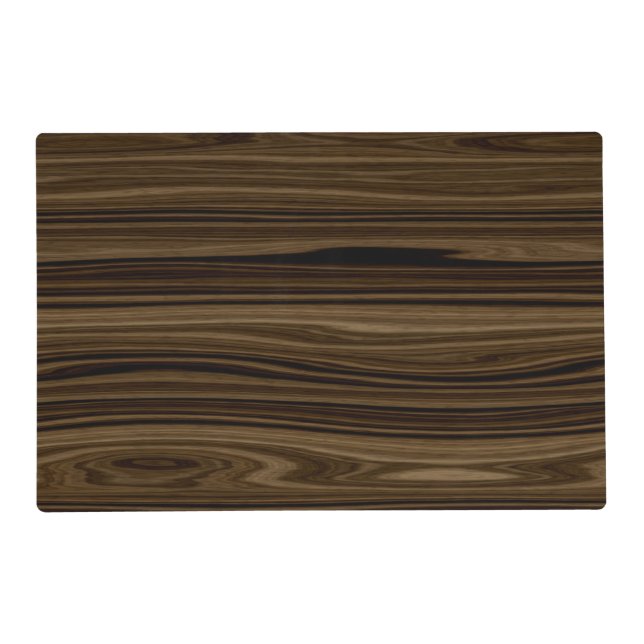 Elegant Wood 2 Placemat (Front)