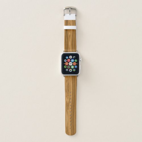 Elegant Wood grain style Apple Watch Band