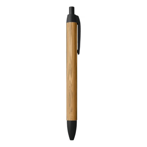 Elegant Wood grain style Black Ink Pen