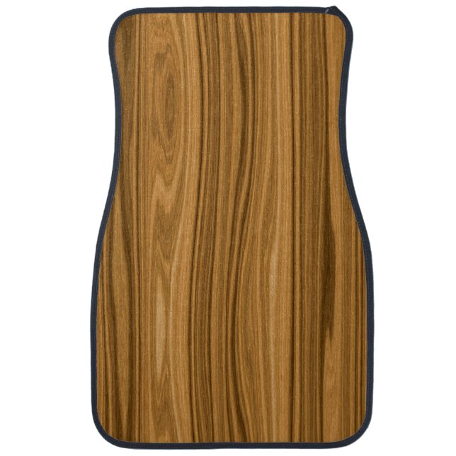 Elegant Wood grain style Car Floor Mat (Front)