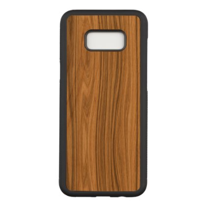 Elegant Wood grain style Carved Samsung Galaxy S8+ Case