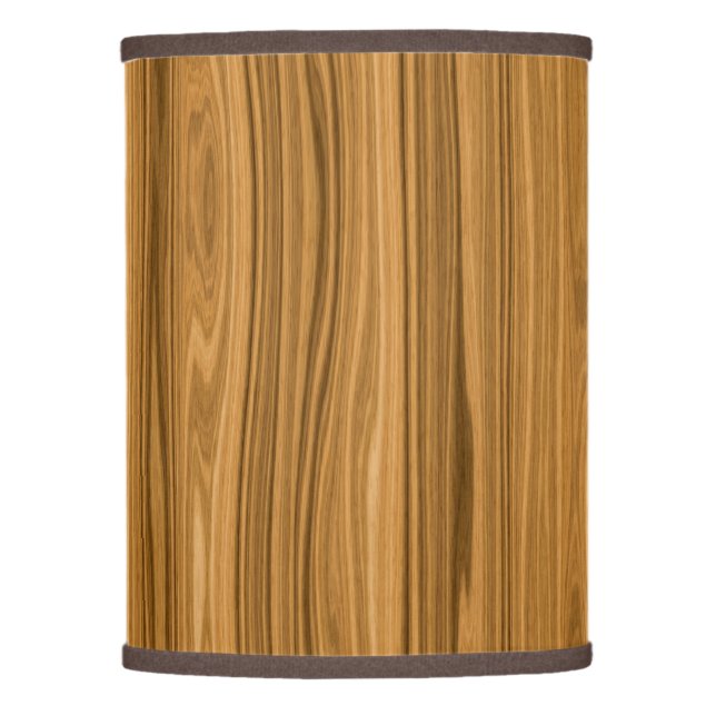 Elegant Wood grain style Lamp Shade (Front)