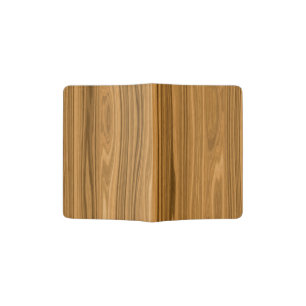 Elegant Wood grain style Passport Holder