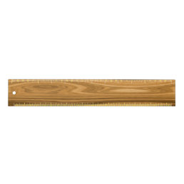 Elegant Wood grain style Ruler