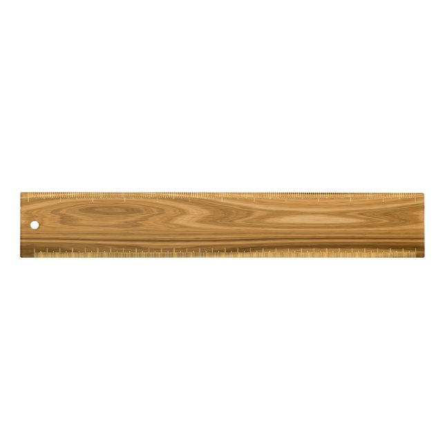 Elegant Wood grain style Ruler (Front)